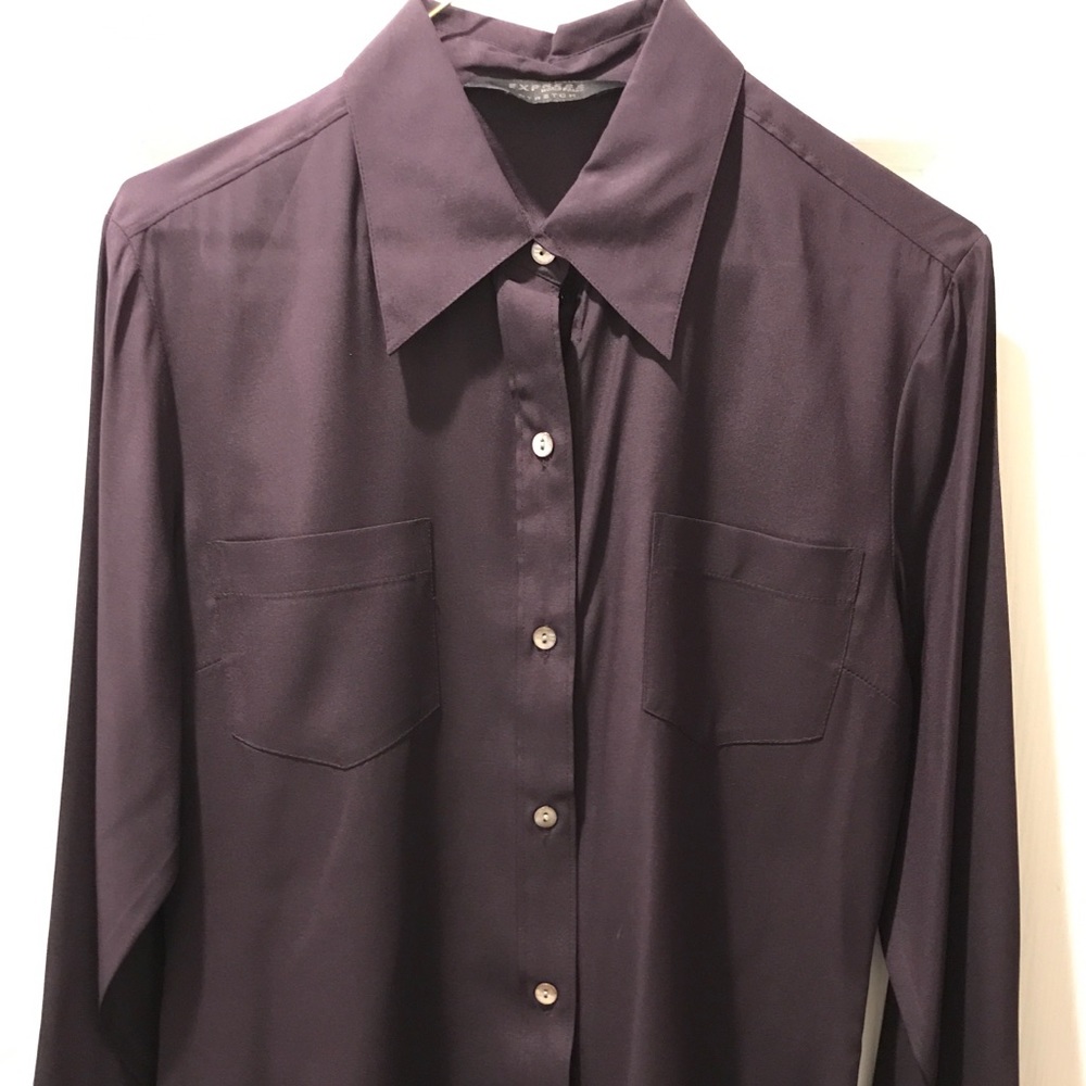 Excellent condition Express Stretch Silk shirt